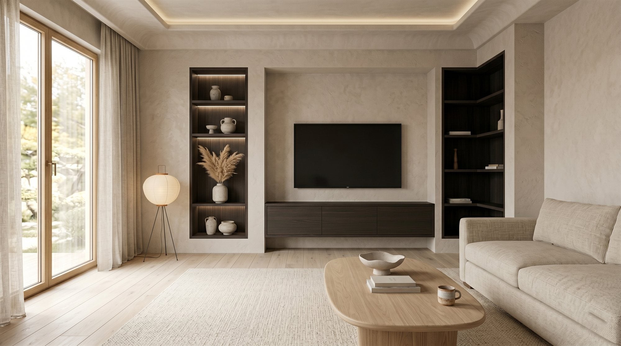 Detail van het vakmanschap van een Liventa TV-meubel