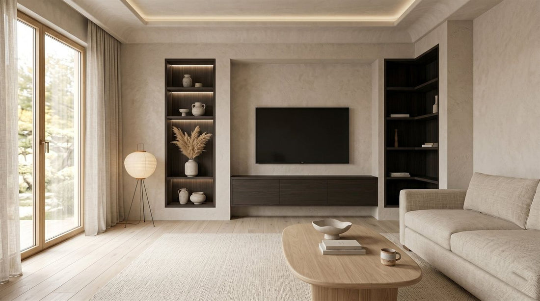 Detail van het vakmanschap van een Liventa TV-meubel